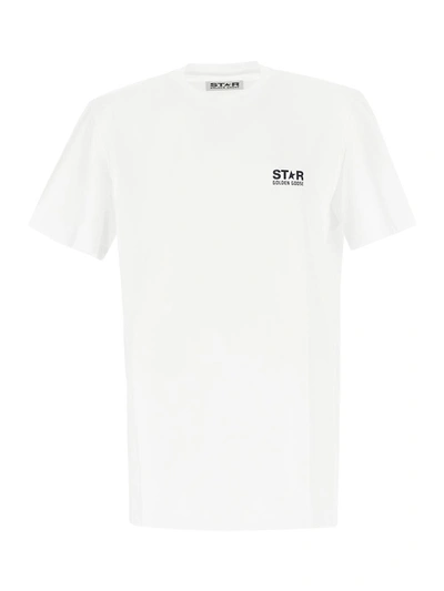 Shop Golden Goose Regular T-shirt In White