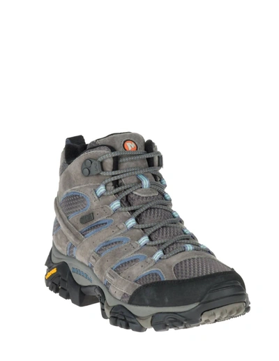 Shop Merrell Women's Moab 2 Mid Hiking Shoes In Granite In Black
