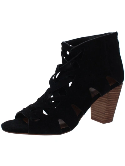 Shop Zodiac Camila Womens Cut-out Heel Gladiator Sandals In Black