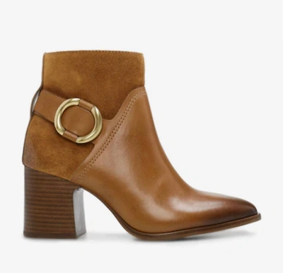 Shop Vince Camuto Evelanna Boots In Golden Walnut In Multi