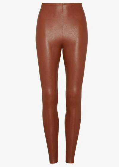 Shop Commando Women's Faux Leather Legging In Cocoa In Brown