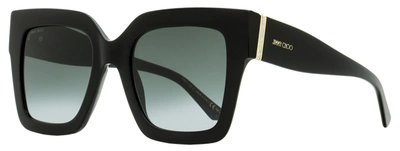 Jimmy Choo Women's Square Sunglasses Edna 8079o Black 52mm In Multi
