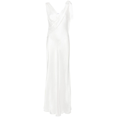 Shop Alberta Ferretti Dresses In White