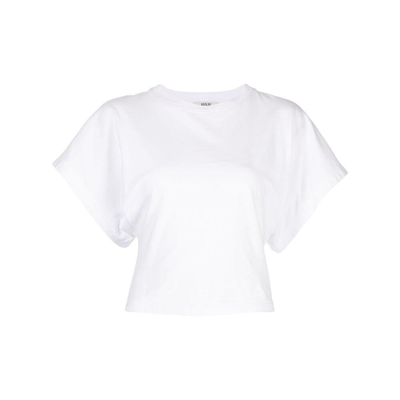 Shop Agolde T-shirts In White