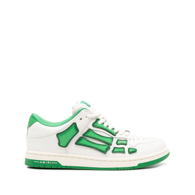 Shop Amiri Sneakers In White/green
