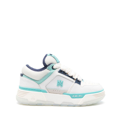 Shop Amiri Sneakers In White/blue