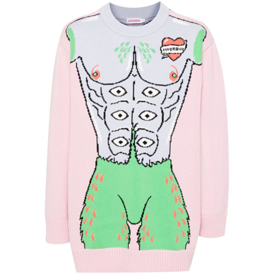 Shop Charles Jeffrey Loverboy Sweaters In Pink