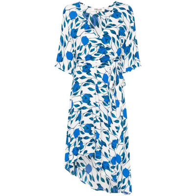 Shop Diane Von Furstenberg Dresses In Blue/white