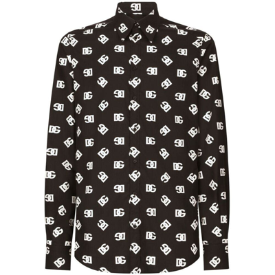 Shop Dolce & Gabbana Shirts In Black/white