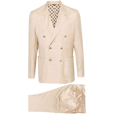 Shop Gabo Napoli Suits In Neutrals