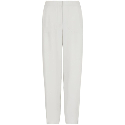 Shop Giorgio Armani Pants In White