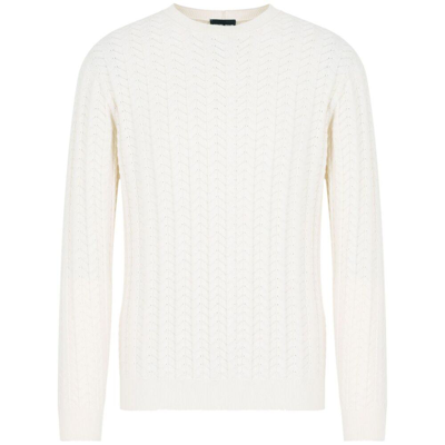 Shop Giorgio Armani Sweaters In White