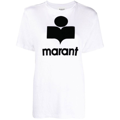Shop Isabel Marant Étoile T-shirts In White