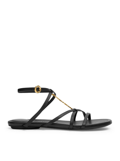 Shop Jacquemus Sandals Shoes In Black