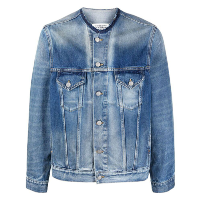 Shop Maison Margiela Outerwears In Blue