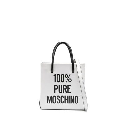 Shop Moschino Bags In White