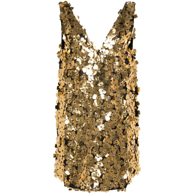 Shop Stine Goya Dresses In Gold/black