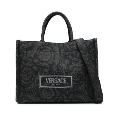 Shop Versace Bum Bags In Black