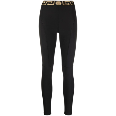 Shop Versace Pants In Black