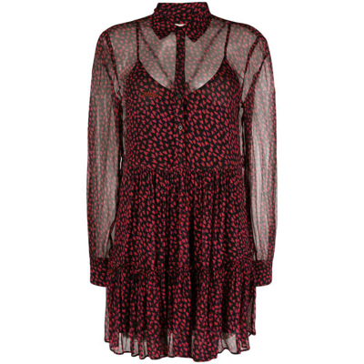 Shop Zadig & Voltaire Zadig&voltaire Dresses In Black/red