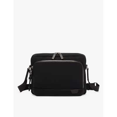 Shop Tumi Leo Nylon Cross-body Bag In Black