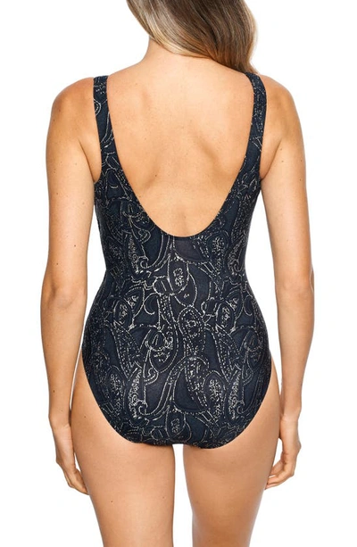 Shop Miraclesuit ® Sultana Circle One-piece Swimsuit In Black