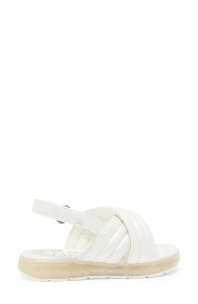 Shop Blowfish Footwear Kids' Milliana Sandal In Pearl White