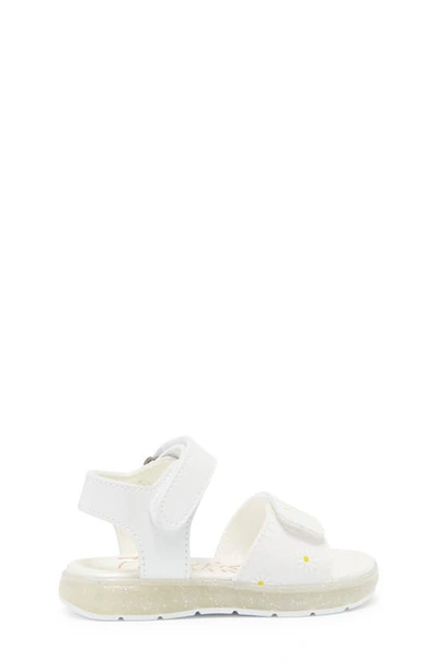 Shop Blowfish Footwear Kids' Marloon Sandal In White Glitter/ Pearl White