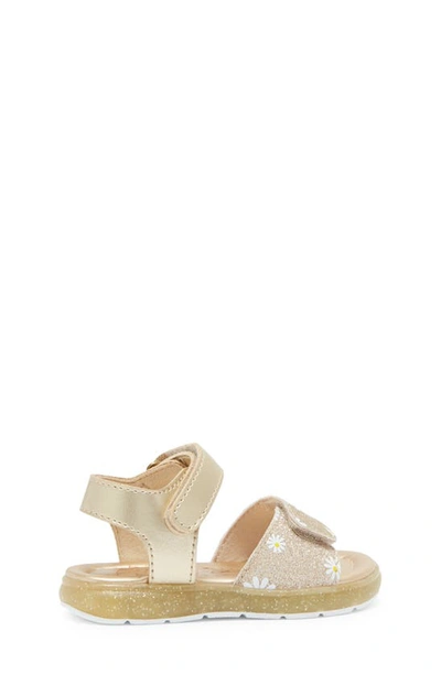 Shop Blowfish Footwear Kids' Marloon Sandal In Daisy Glitter/ Soft Gold