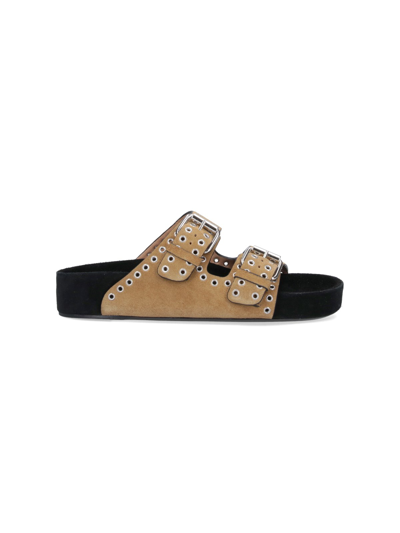 Shop Isabel Marant 'lennyo' Sandals In Brown