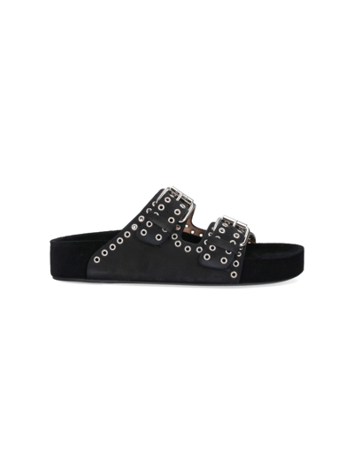 Shop Isabel Marant 'lennyo' Sandals In Black  