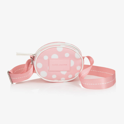 Shop Marc Jacobs Girls Pink Dot Shoulder Bag (16cm)
