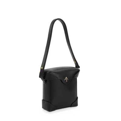 Shop Manu Atelier Mini Prist Shoulder Bag In Black