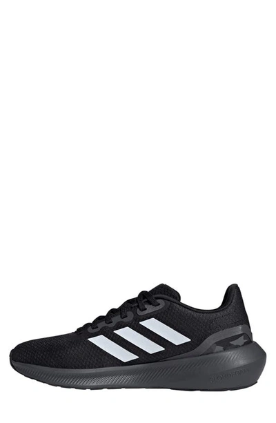 Shop Adidas Originals Runfalcon 3.0 Sneaker In Black/ White/ Grey 5