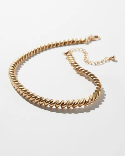 Shop Chico's Gold Tone Collar Necklace |  In Gold Metallic