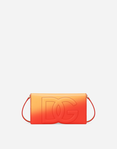Shop Dolce & Gabbana Phone Bag In Orange