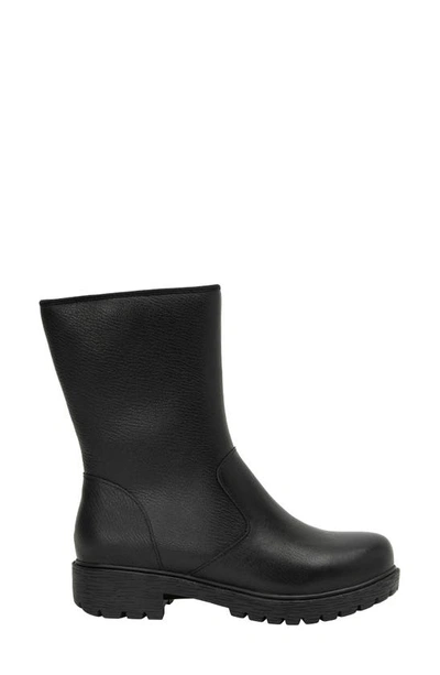 Alegria By Pg Lite Chalet Lug Sole Bootie In Raven