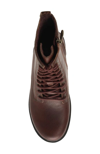 Alegria By Pg Lite Water Resistant Lug Sole Bootie In Chestnut
