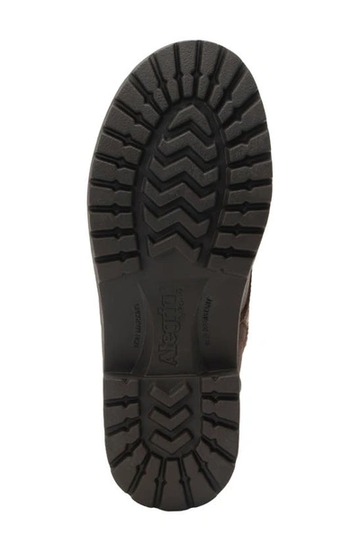 Alegria By Pg Lite Water Resistant Lug Sole Bootie In Chestnut