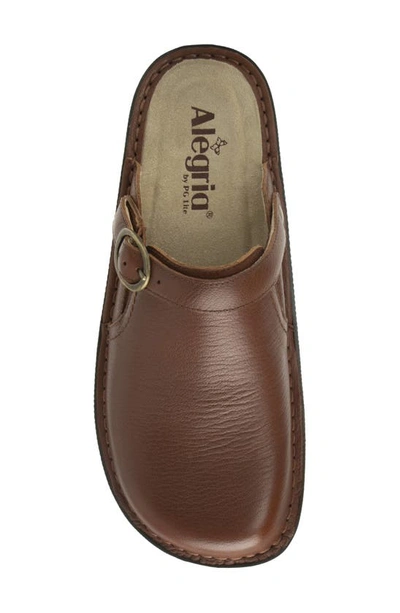 Shop Alegria By Pg Lite Bryn Swivel Strap Clog In Bourbon