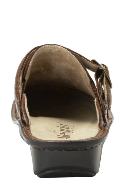 Shop Alegria By Pg Lite Bryn Swivel Strap Clog In Bourbon