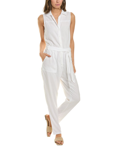 Shop Bella Dahl Belted Jumpsuit In White