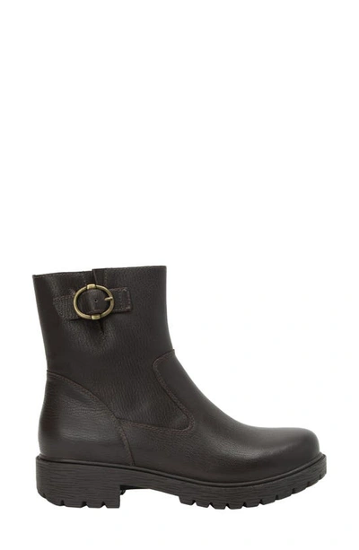 Alegria By Pg Lite Lug Sole Bootie In Espresso