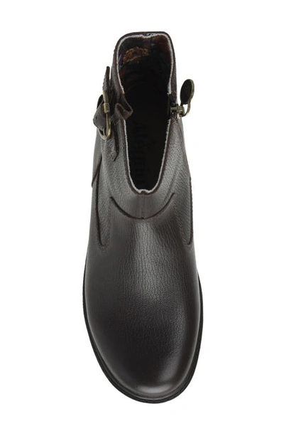 Alegria By Pg Lite Lug Sole Bootie In Espresso