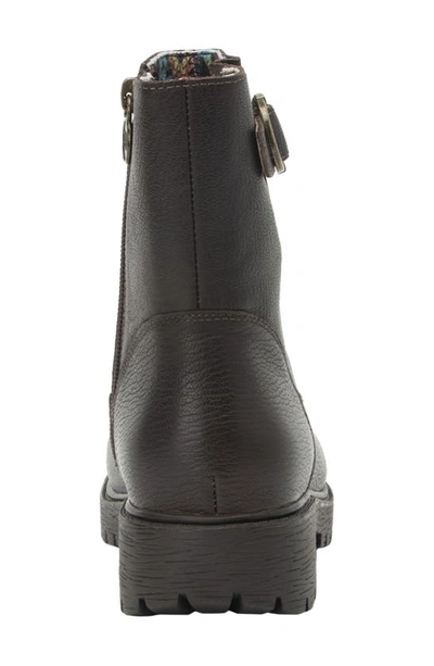 Alegria By Pg Lite Lug Sole Bootie In Espresso