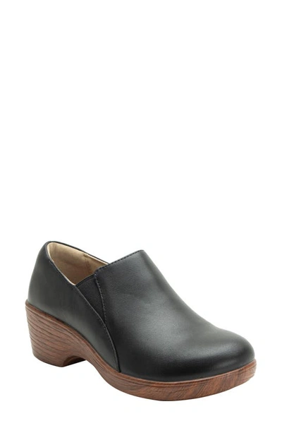 Shop Alegria By Pg Lite Wedge Clog Sole Slip-on In Coal