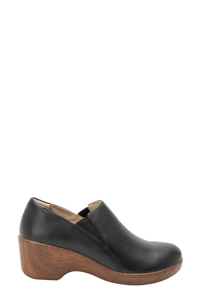 Alegria By Pg Lite Wedge Clog Sole Slip-on In Coal