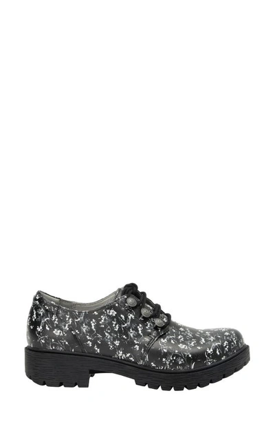 Alegria By Pg Lite Lug Sole Derby In Grey Gardens