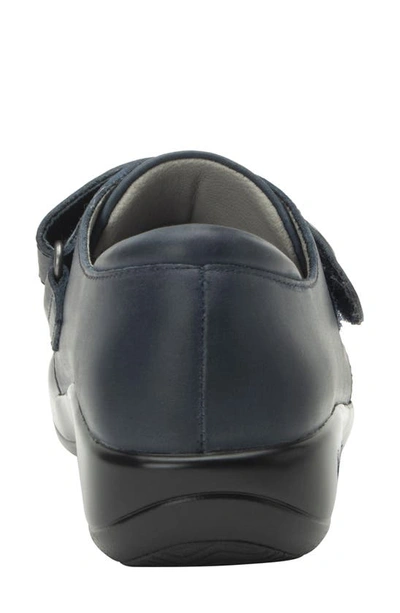 Shop Alegria By Pg Lite Single Strap Slip-on In Oiled Navy