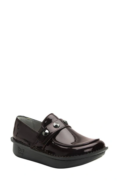 Shop Alegria By Pg Lite Rocker Loafer In Black Cherry